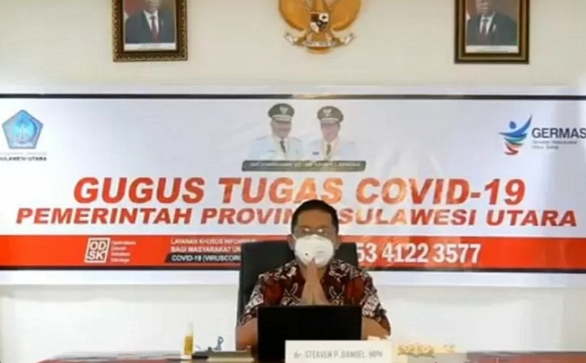 Jubir Satgas Percepatan Penanganan COVID-19 Sulut, dr Steaven Dandel MPH.