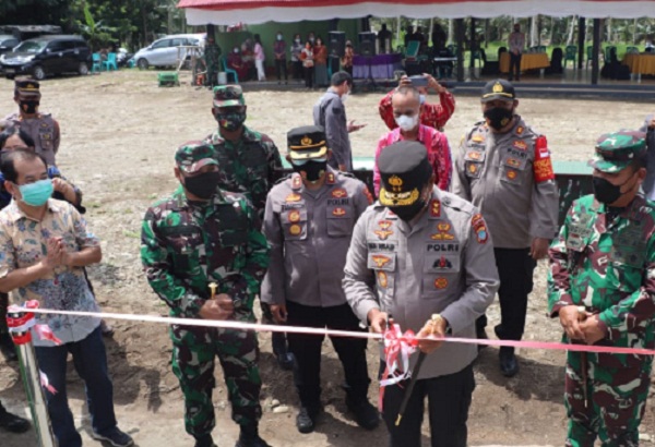 Kapolda Sulut-Danrem Santiago Resmikan Lapangan Tembak Darmawangsa